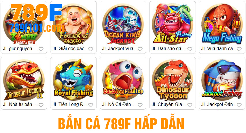 Bắn cá 789f đa dạng trò chơi