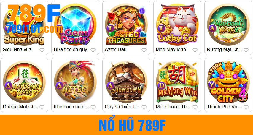 Slot games 789f hấp dẫn người chơi